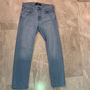 Hollister Men's Sky Blue Srtaight Jeans